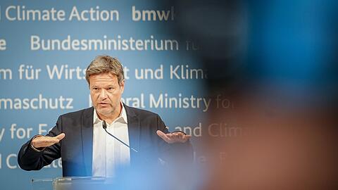Wirtschaftsminister Robert Habeck (Grüne).
