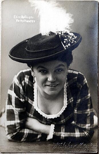 Elise Aulinger in den 20er Jahren.