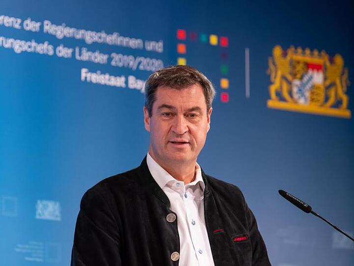 Markus Söder (CSU), Ministerpräsident von Bayern, nimmt an der Abschlusspressekonferenz teil. Foto: Sven Hoppe/dpa