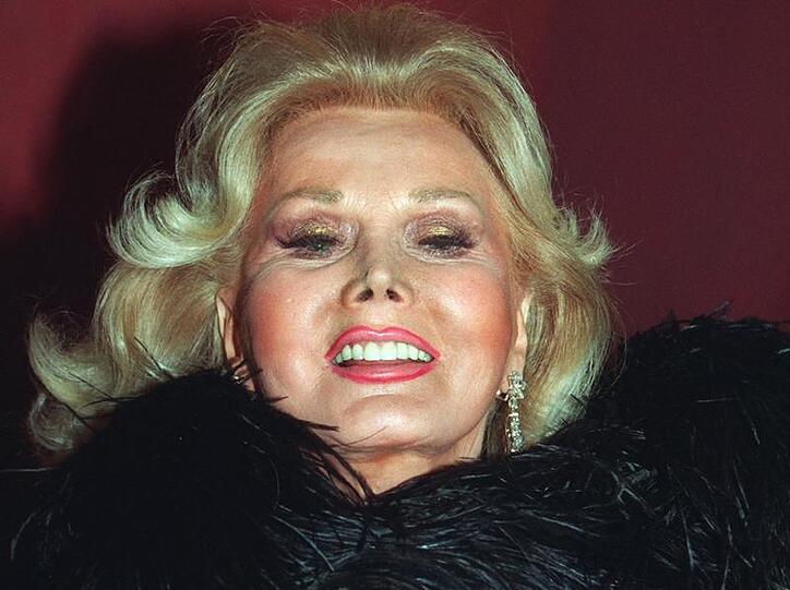 Schauspielerin Zsa Zsa Gabor