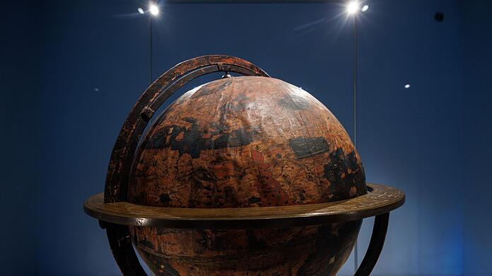 Der "Behaim-Globus" aus dem Jahr 1492 ist im Germanischen Nationalmuseum in ausgestellt.