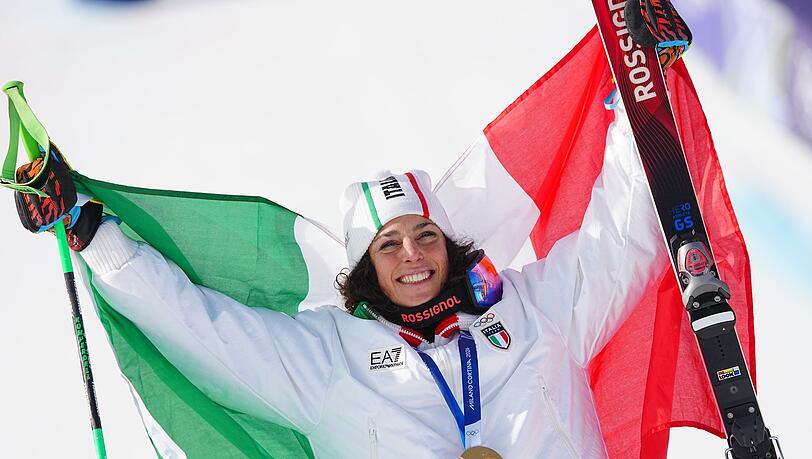 Olympiasiegerin im Super-G: Die Italienerin Federica Brignone.