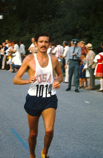 Überflieger: Marathon-Läufer Frank Shorter (USA) gewann Gold.