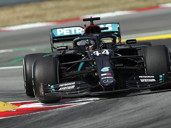 Lewis Hamilton sicherte sich im sechsten Rennen dieses Jahres bereits zum vierten Mal die Pole Position.