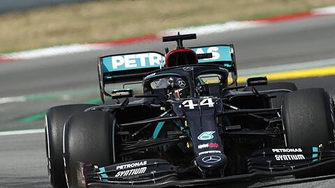 Lewis Hamilton sicherte sich im sechsten Rennen dieses Jahres bereits zum vierten Mal die Pole Position.