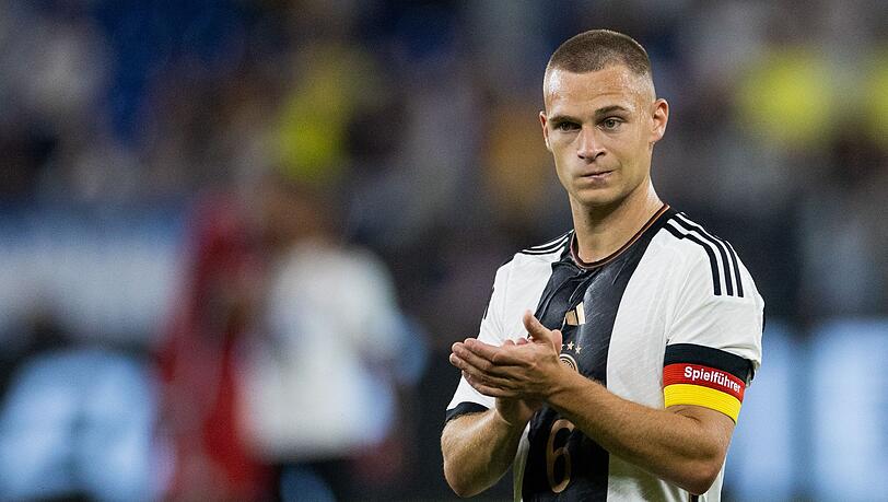 Deutschlands Joshua Kimmich nach dem Spiel. Deutschlands Joshua Kimmich nach dem Spiel.