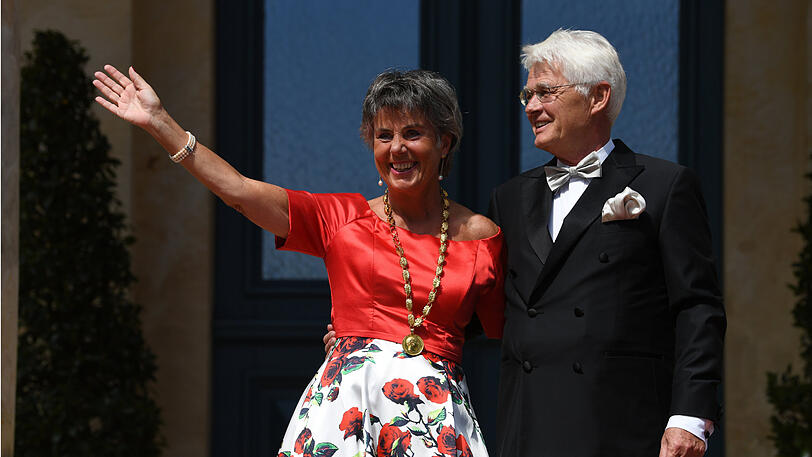 Brigitte Merk-Erbe, Bürgermeisterin von Bayreuth, und ihr Mann Thomas.