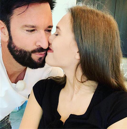 Michael Wendler mit seinen jungen Freundin Laura.