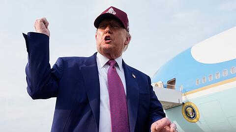Noch setzt US-Präsident Trump auf Verhandlungen mit dem Iran. (Archivbild)
