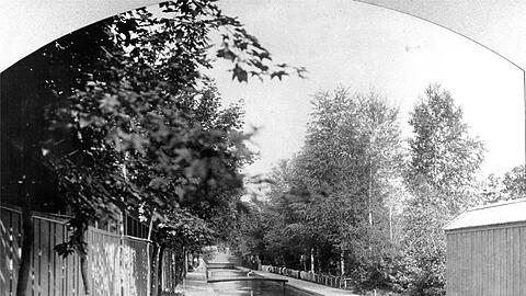 So idyllisch: Das Ungererbad um 1890