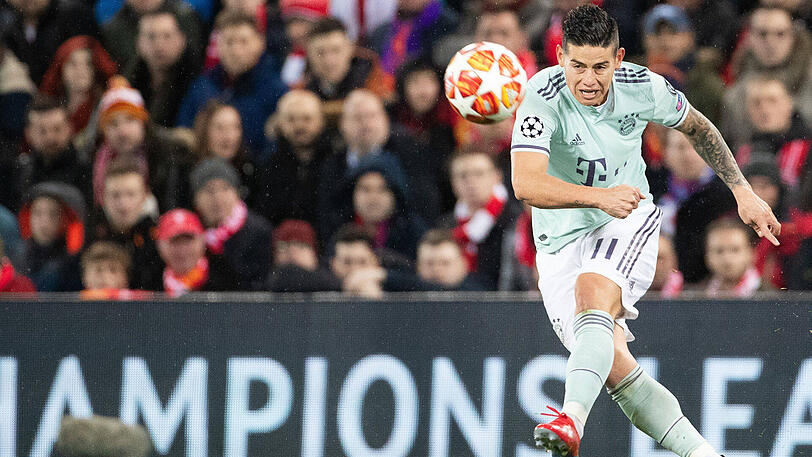 Von Real Madrid an den FC Bayern ausgeliehen: James.