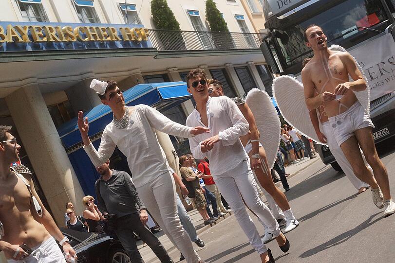 Die Bilder vom Christopher Street Day in der Münchner Innenstadt