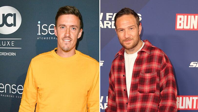Max Kruse (li.) und Frederick Lau duellieren sich bei "Schlag den Star".