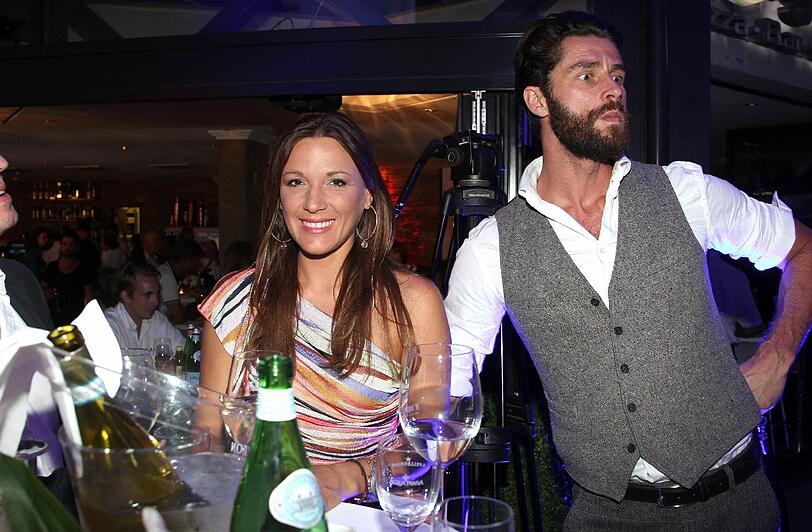 Simone Ballack mit ihrem Freund Maik Eichhorn.