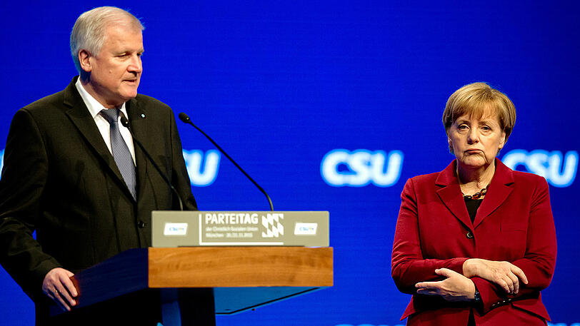 Seehofer und Merkel: Partner wider Willen.