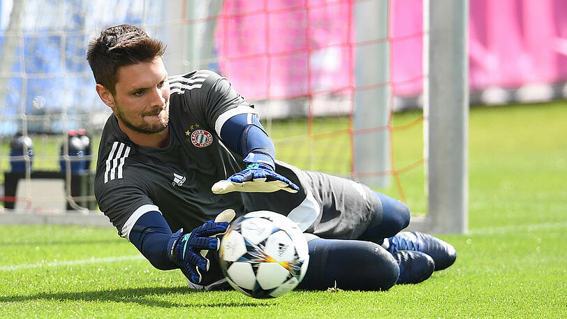 Die Bayern beim Abschlusstraining am Dienstag vor dem Kracher gegen Real Madrid. Klicken Sie sich durch die Bilder.