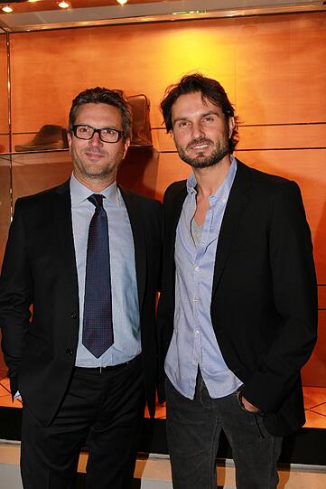 Bortolo Venturelli von TOD'S und Schauspieler und Regisseur Simon Verhoeven.