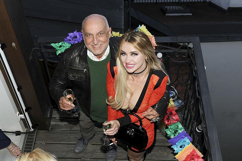 Axel Munz und Cathy Lugner.