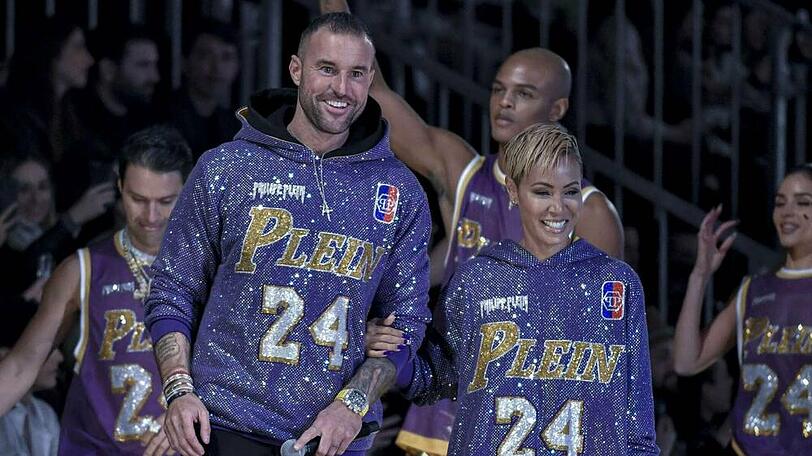 Designer Philipp Plein und Schauspielerin Jada Pinkett Smith im Rahmen der Mailand Fashion Week