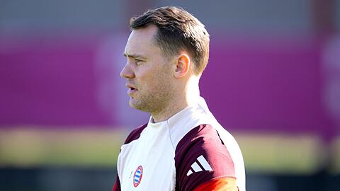 Manuel Neuer ist wieder im Training zurück.