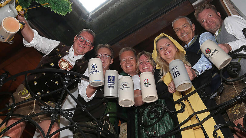 Die traditionelle Wiesn-Biervorstellung fand im Bier- und Oktoberfestmuseum statt.