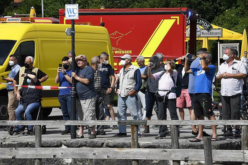 Der Unfall sorgte für Staunen bei Gästen und Einheimischen.