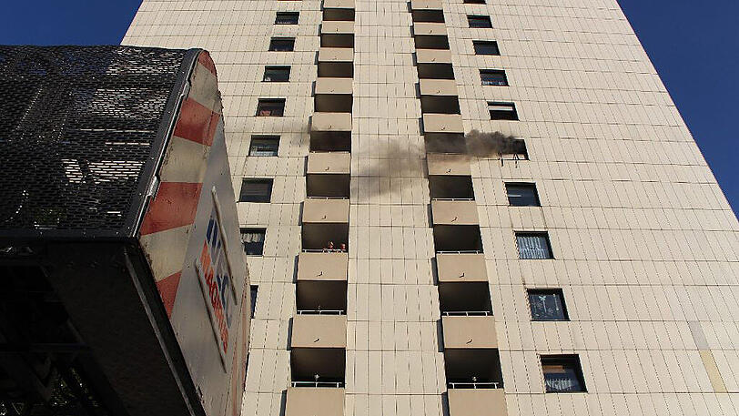 Im siebten Stock brach das Feuer aus.
