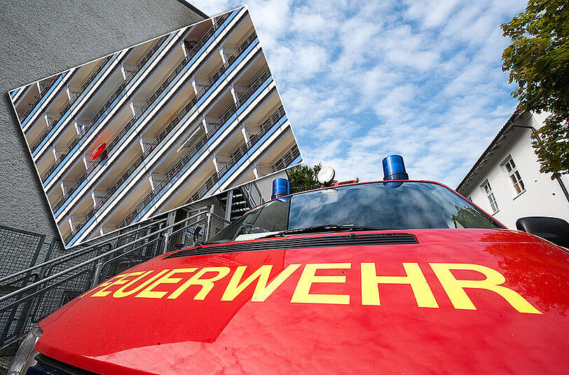 Die Feuerwehr musste nicht eingreifen, der Mann hat das Feuer selbst mit einem Gartenschlauch gelöscht. Davor warf er noch einige Dinge aus der Wohnung direkt in den brennenden Haufen. (Symbolbild)