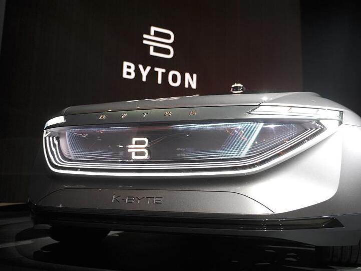 Das Konzeptauto K-Byte des Elektroauto-Herstellers Byton auf der Technik-Messe CES.
