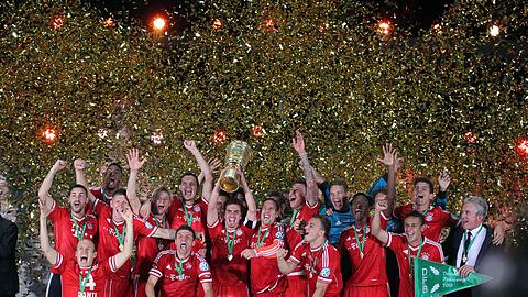 Happy Birthday: Vor genau zehn Jahren gewann der FC Bayern sein erstes Triple.
