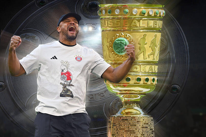 Hei&szlig; auf den DFB-Pokal: Bayern-Trainer Vincent Kompany.