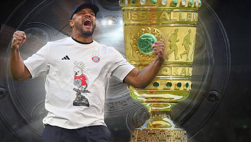 Hei&szlig; auf den DFB-Pokal: Bayern-Trainer Vincent Kompany.