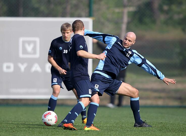Trainingsbilder der Sechzger von Tag 4 in Belek.