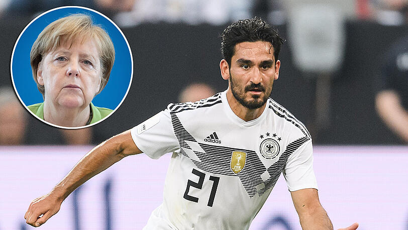 Ilkay Gündogan wurde beim Spiel der deutschen Mannschaft gegen Saudi-Arabien ausgepfiffen. Für Bundeskanzlerin Angela Merkel ein Unding.