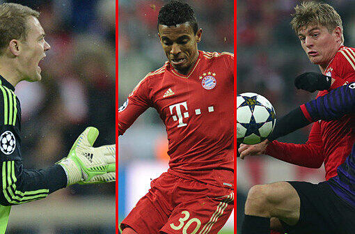 Der FC Bayern unterliegt Arsenal mit 0:2. Der AZ-Reporter war in der Allianz-Arena dabei. Hier gibt's zum Durchklicken: die Spieler in der Einzelkritik.