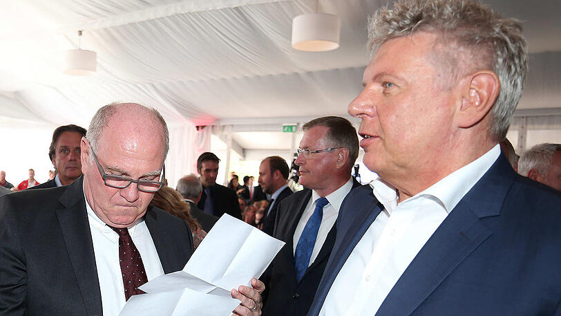 Uli Hoeneß und Dieter Reiter (von links).