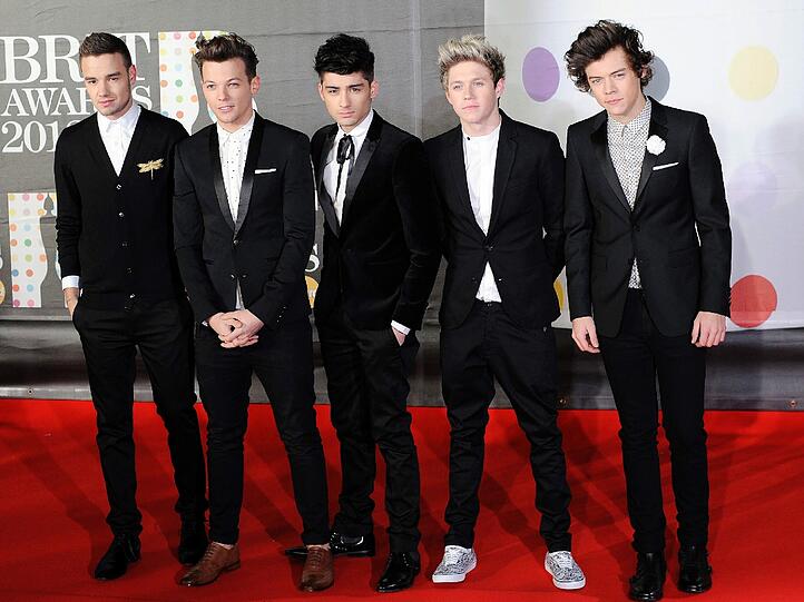 Die Teeniestars von "One Direction"