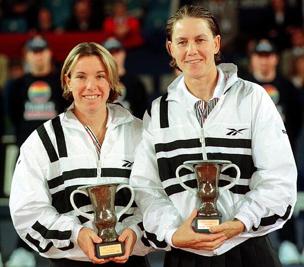 Rennae Stubbs und Lisa Raymond, ehemalige Tennispielerinnen
