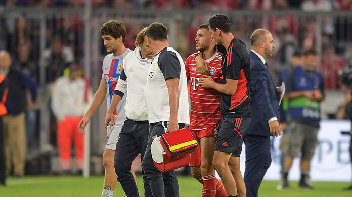 Lucas Hernández hat sich im Spiel gegen den FC Barcelona verletzt.