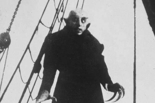 Bram Stokers bekanntester Stoff: "Dracula", hier in F. W. Murnaus Verfilmung mit Max Schreck.