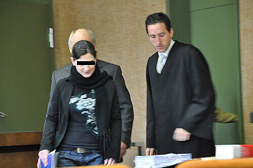 Von der Uni ins Gefängnis: Alexandra I. (25) am Münchner Landgericht.