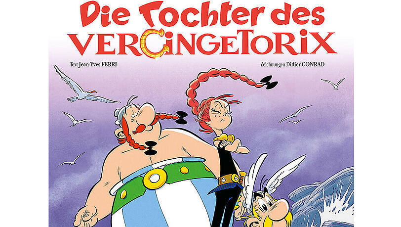 So sieht das Cover von "Asterix 38: Die Tochter des Vercingetorix" aus So sieht das Cover von "Asterix 38: Die Tochter des Vercingetorix" aus