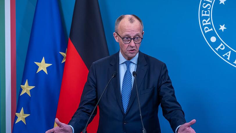 Die Antwort des Kanzlers auf Trumps Friedensrat lautet: Nein, aber ... . Die Antwort des Kanzlers auf Trumps Friedensrat lautet: Nein, aber ... .