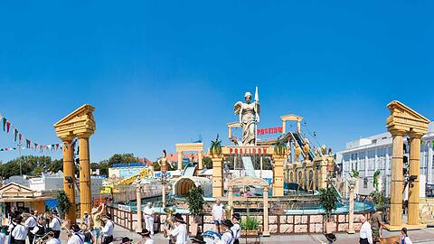 Die Wildwasserbahn Poseidon tourt erst durchs Land und kommt dann zum ersten Mal auf die Wiesn.