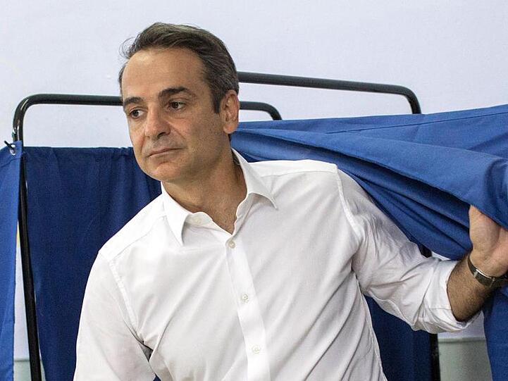 Mitsotakis hat ersten Prognosen zufolge die Parlamentswahlen gewonnen.