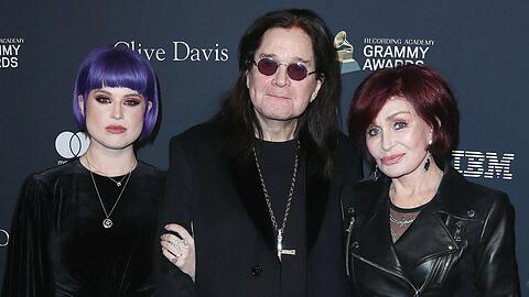 Kelly, Ozzy und Sharon Osbourne (v.l.) sind an Covid-19 erkrankt.