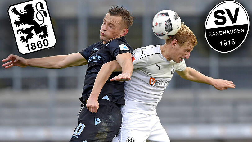 Der TSV 1860 München trifft auf den SV Sandhausen.