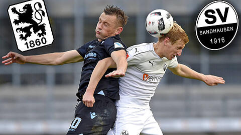 Der TSV 1860 München trifft auf den SV Sandhausen.