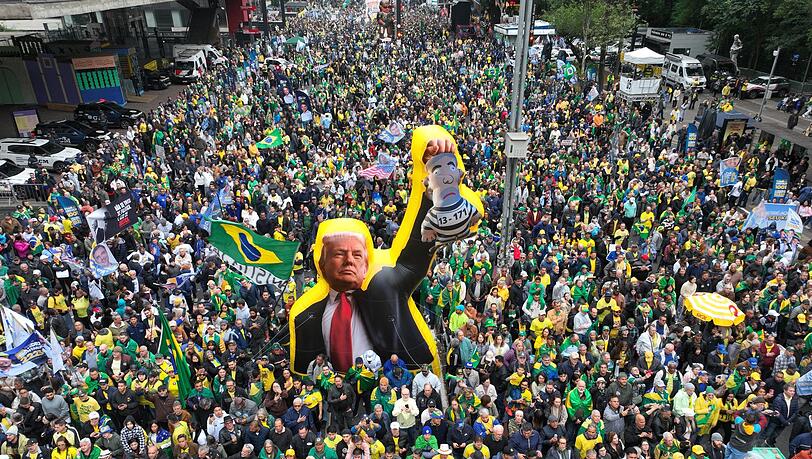Der brasilianische Geheimdienst Abin hat auf ein Risiko von Einflussnahme oder Einmischung der USA auf die Wahl hingewiesen. (Archivbild) Der brasilianische Geheimdienst Abin hat auf ein Risiko von Einflussnahme oder Einmischung der USA auf die Wahl hingewiesen. (Archivbild)
