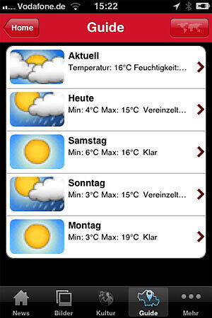 ...oder sich über das aktuelle und künftige Wetter informieren möchten: All das und noch viel mehr finden Sie im AZ-Guide. Zum Beispiel MVV-Informationen, Ausgehtipps, Blitzer-Melder, Konzert-Hinweise.